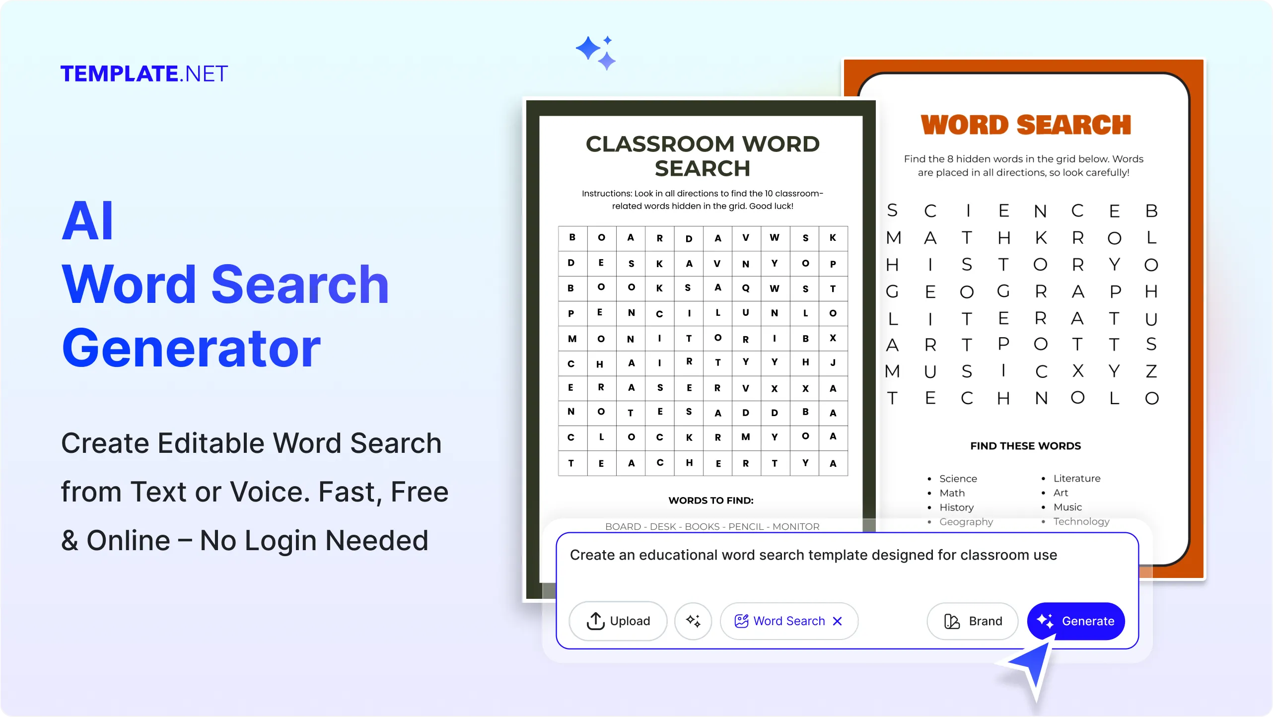 Free AI Word Search Generator, Free AI Word Search Maker Online